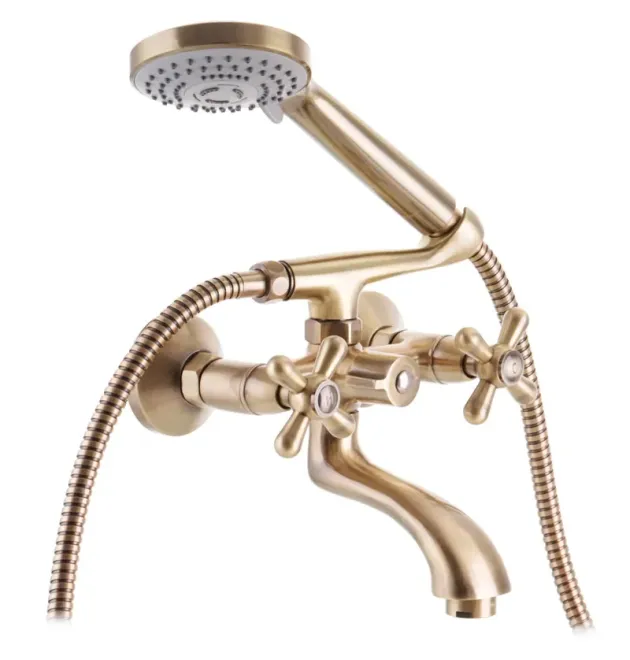 Смеситель для ванны HAIBA DOMINOX 142 EURO BRONZE (Цвет бронза)