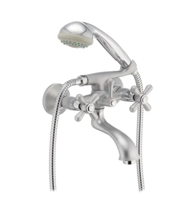 Смеситель для ванны HAIBA DOMINOX 142 SATIN, сатин