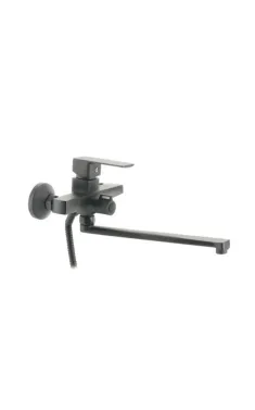 Смеситель для ванны HAIBA KUBUS 006 EURO GRAPHITE, графит