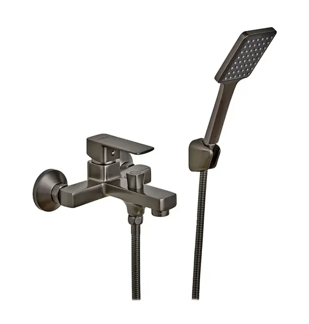 Смеситель для ванны HAIBA KUBUS 009 EURO GRAPHITE, графит