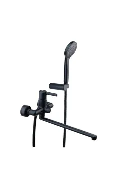 Смеситель для ванны HAIBA MARKUS 006 EURO BLACK (Цвет чёрный)