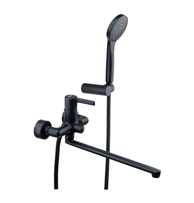 Смеситель для ванны HAIBA MARKUS 006 EURO BLACK (Цвет чёрный)