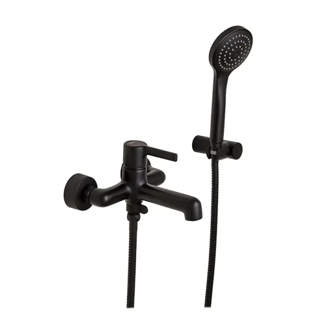 Смеситель для ванны HAIBA MARKUS 009 EURO BLACK (Цвет чёрный)