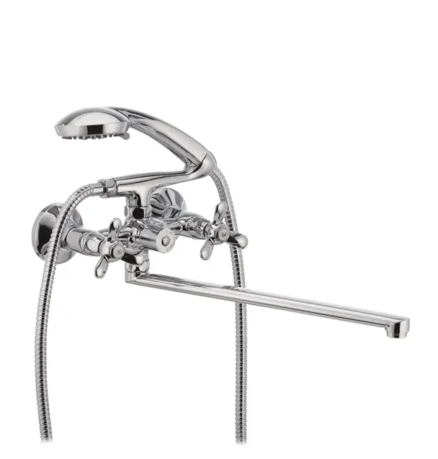 Смеситель для ванны HAIBA VILTA 140 EURO (Цвет хром)