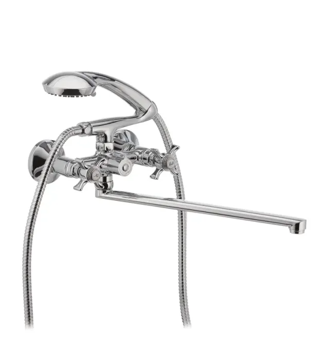 Смеситель для ванны HAIBA ZEUS 140 EURO (Цвет хром)