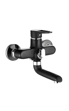 Змішувач для ванни MIXXUS ELBA 009 EURO BLACK, чорний матовий