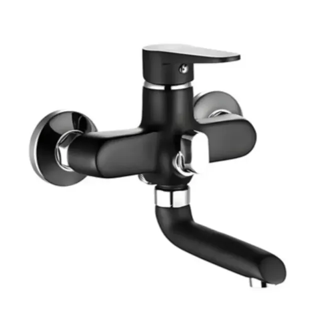 Смеситель для ванны MIXXUS ELVIS 009 EURO BLACK, черный матовый