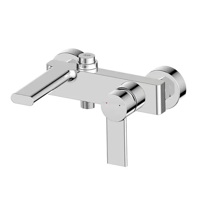 Змішувач для ванни MIXXUS PREMIUM BENEDICT 009 BUTTON, хром, настінний, одноважільний