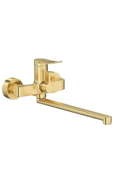 Змішувач для ванни MIXXUS PREMIUM DALI 006 EURO BRUSHED GOLD, матове золото