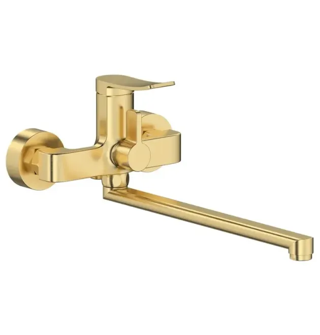 Змішувач для ванни MIXXUS PREMIUM DALI 006 EURO BRUSHED GOLD, матове золото