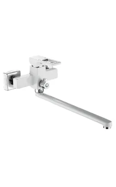 Змішувач для ванни MIXXUS PREMIUM DANTE 006 EURO WHITE-CHROME, білий матовий хром