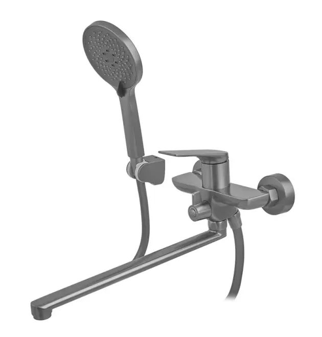 Смеситель для ванны MIXXUS PREMIUM DERBY 006 EURO GRAPHITE, графит