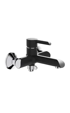 Змішувач для ванни MIXXUS PREMIUM EDEM 009 BLACK, чорний матовий, одноважільний, настінний