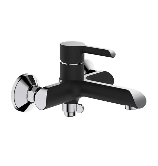 Змішувач для ванни MIXXUS PREMIUM EDEM 009 BLACK, чорний матовий, одноважільний, настінний