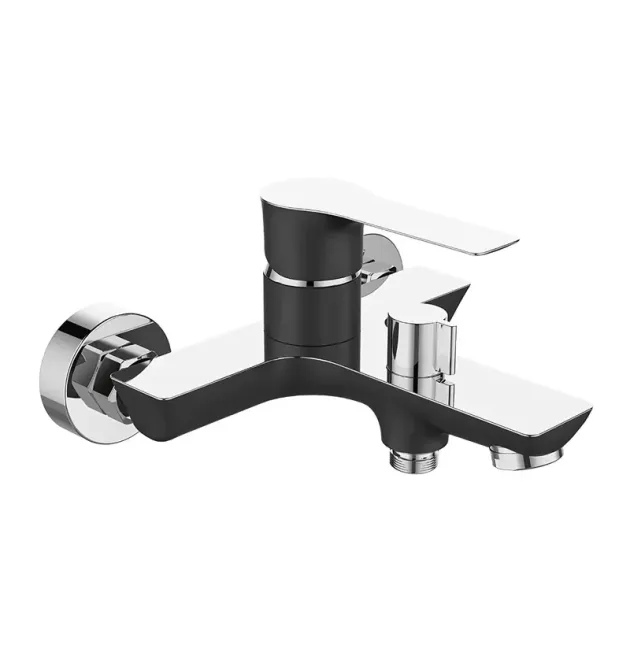 Смеситель для ванны MIXXUS PREMIUM EVA 009 EURO BLACK, чёрный