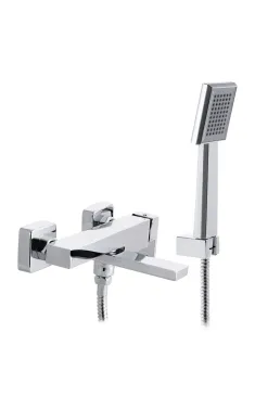 Змішувач для ванни MIXXUS PREMIUM FRANCO 009 EURO з коротким поворотним виливом, хром