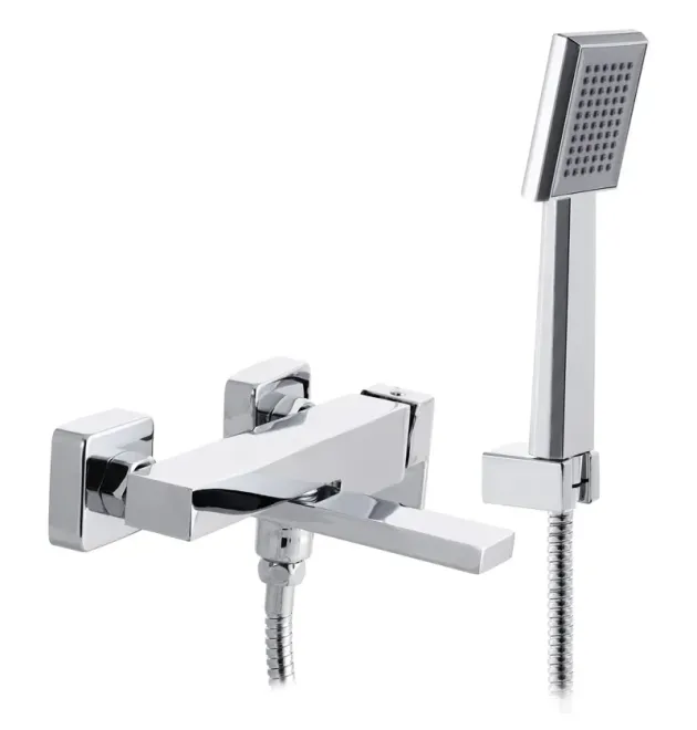 Змішувач для ванни MIXXUS PREMIUM FRANCO 009 EURO з коротким поворотним виливом, хром