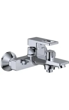 Змішувач для ванни MIXXUS PREMIUM LOREN 009 EURO, хром, одноважільний, настінний