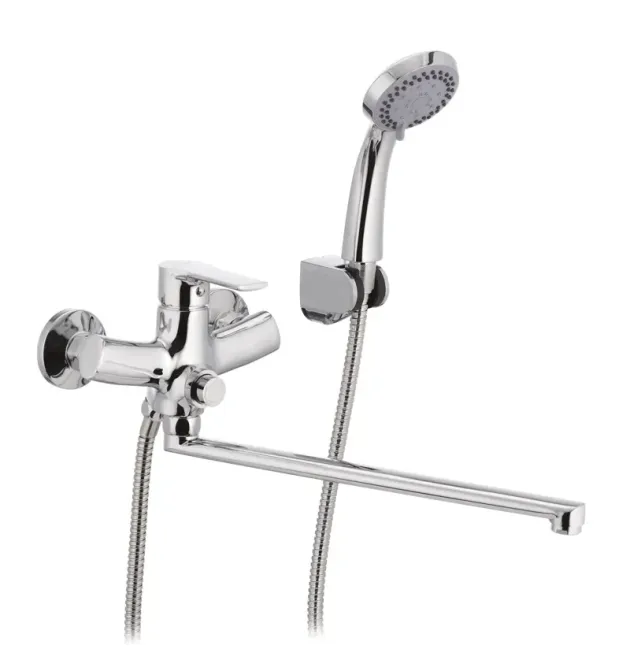Змішувач для ванни MIXXUS PREMIUM PUSH 006 BUTTON, хром, настінний, одноважільний