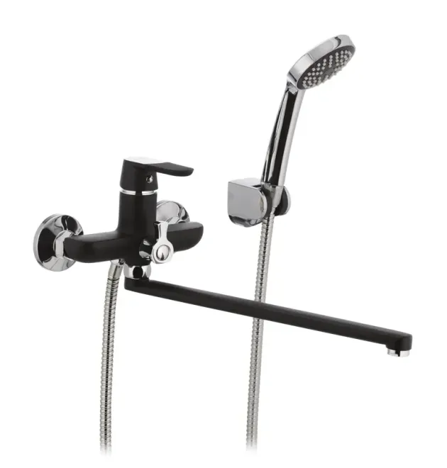Смеситель для ванны MIXXUS PREMIUM TIGER 006 EURO BLACK (Цвет черный)