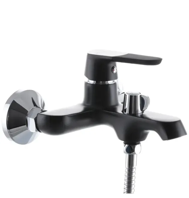 Смеситель для ванны MIXXUS PREMIUM TIGER 009 EURO BLACK (Цвет чёрный)