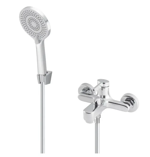 Смеситель для ванны MIXXUS PREMIUM VERDI 009 EURO, хром, однорычажный, настенный