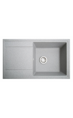 Гранітна кухонна мийка SOLID Тотал (сірий) 860х510