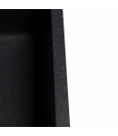 Гранітна кухонна мийка SOLID Вега (антрацит) 440х420 фото - 5