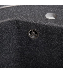 Гранитная кухонная мойка SOLID Классик (черный) 510D — фото 2