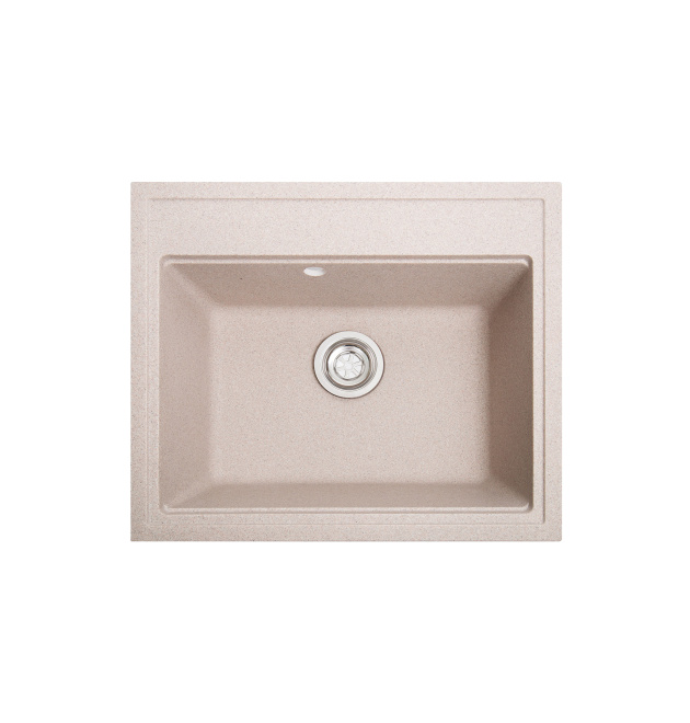 Гранитная кухонная мойка SOLID Гросс (розовый) 600х520