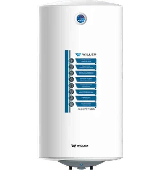 Бойлер WILLER EV80SR-HIT Slim 80 л, вертикальний